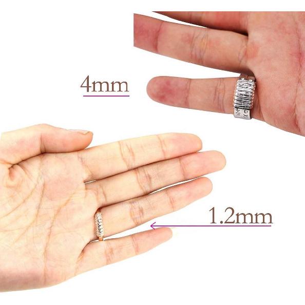 Coopache Invisible Ring Size Adjuster for Loose Rings – Ring Guard, Ring Sizer, 4 Sizes Fit Almost Any Ring. [12pcs]