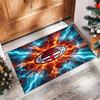 AC Milan Printed Flannel Area Rug Non Slip Soft Polyester Floor Carpet Indoor Decor Mat for Bedroom Living Room Sofa Game Room Home Decoration