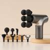 Compact Rechargeable Fascia Gun: Portable Muscle Relaxer and Massager for Home Fitness
