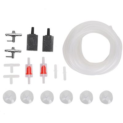 Aquarium Air Pump Fittings Fish Tank Oxygen Compressor Accessories 3 Way Straight Direct Link for 4mm PipeKit