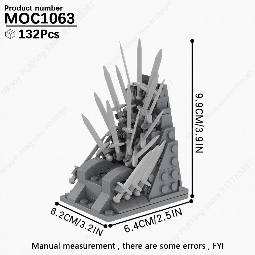 MOOXI Movie Game Scene Spaceship Gun Vehicle Model MOC Brick DIY Assembled Building Blocks Collection Toy Children Birthday Gift