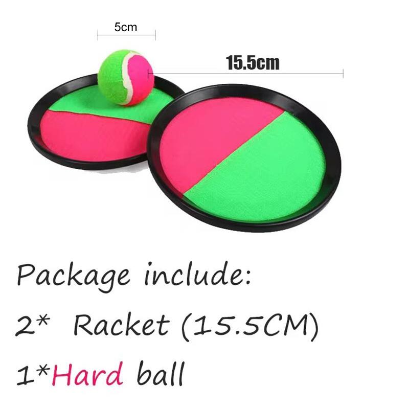Children Sports Toys Toss & Catch Ball Sticky Balls Summer Outdoor Beach Toy Multiplayer Game Parent-child Interaction Gifts TMZ