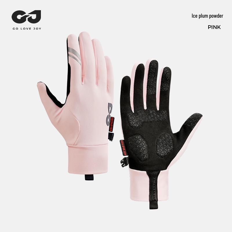Unisex Fleece Cycling Gloves for Autumn & Winter – Warm, Non-Slip, Outdoor Sports Glove for Road Biking (DB75)