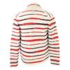 CHANEL Domestic regular P64262K60201 cashmere stripe knit jacket tops 38 off whiteUsed