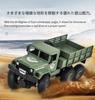RC Car Military Truck 2.4G Remote Control Off-Road Vehicle 6-Wheel 4-Wheel Drive Simulation Car Model, Kids Gift, Educational Toy (Green)