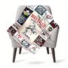 Wrestling Customize Your Name Blanket Used For Chair Office Sofa Bed Camping Soft And Warm Giving Friends And Relatives Birthday Graduation Gift