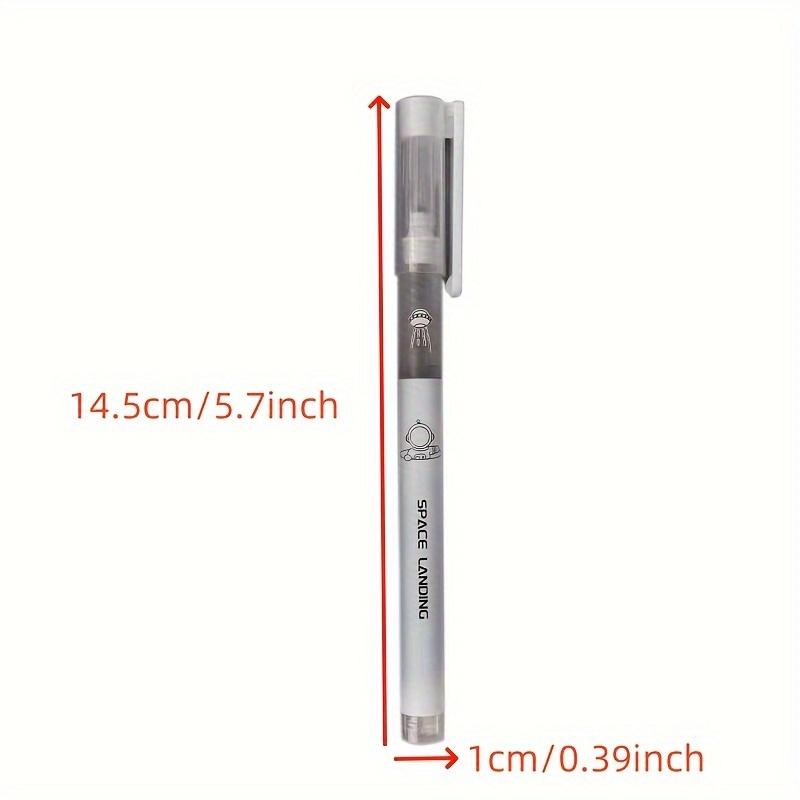 6 schnelltrocknende Gelstifte, 0,5 mm feine Spitze, schwarze Tinte – ideal für Studenten und den Einsatz im Büro