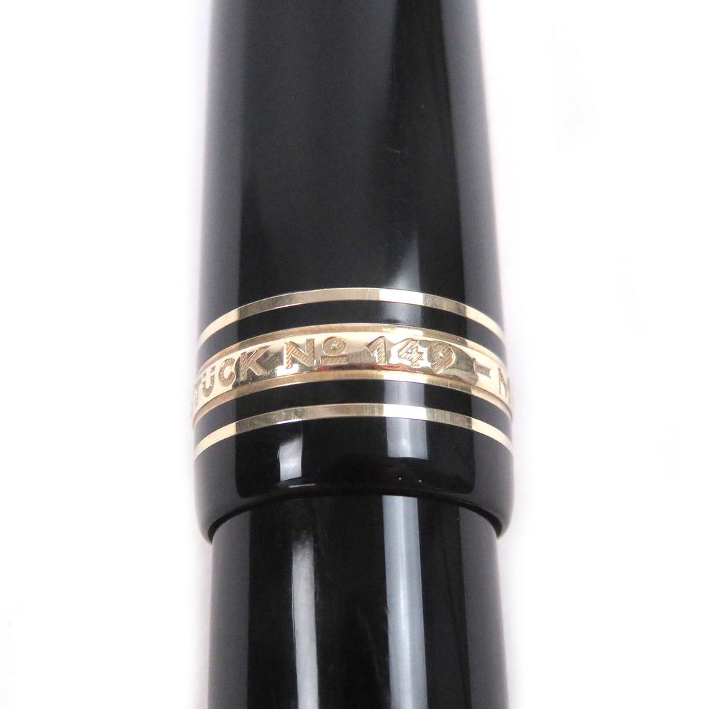 Excellent MONTBLANC fountain pen Meisterstück 149 Cap type black 14K mens Used