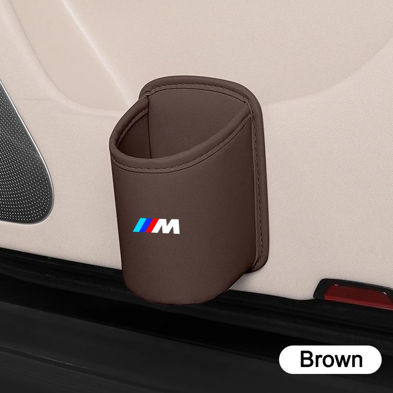 Car Door Water Cup NDUA4Y4 Holder Hanging Storage Box For BMW M M3 M5 X1 X3 X5 X6 E46 E39 E36 E60 F15 F16 G01 E87 G02 G30 Auto Accessory