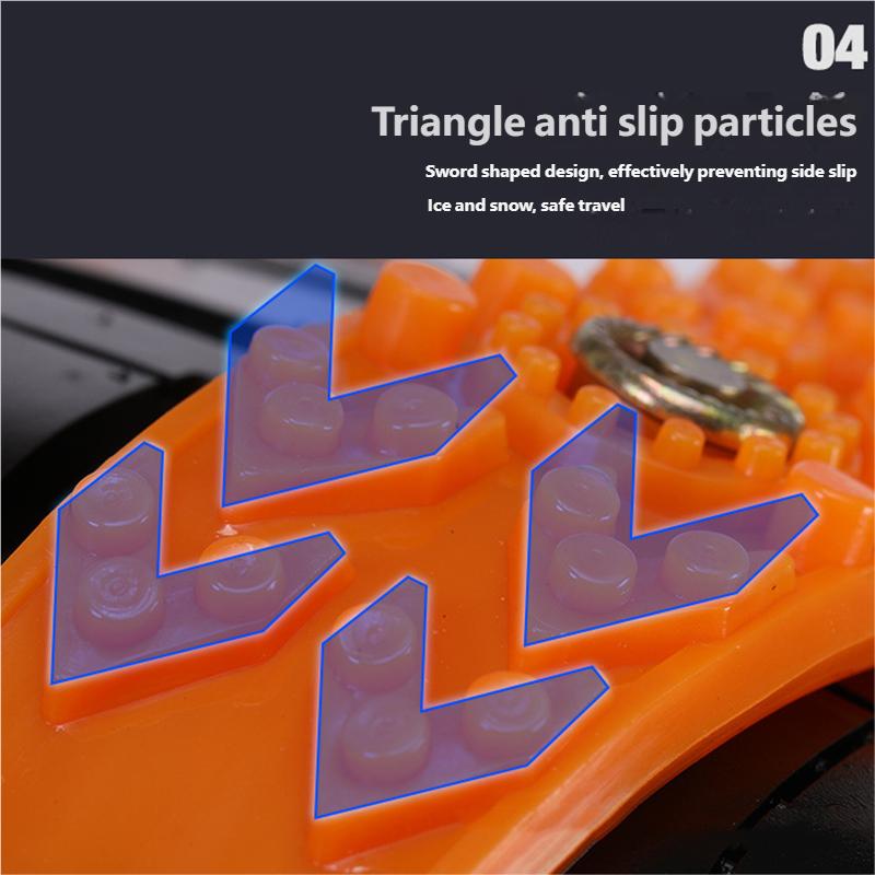 Widened Car Tire Snow Chains Anti-skid Winter Universal Tyre Snow Chains Thickened Ice-Breaking Anti-slip Cable Auto Accessories