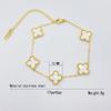13mm High Quality Non-fading Titanium Steel Four-leaf Clover Bracelet Women's High-grade Fashion Bracelet