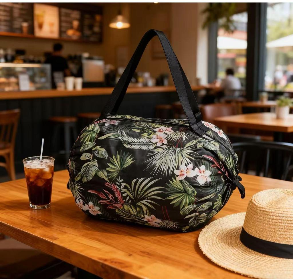 Foldable Japanese-Style Eco-Friendly Travel Shoulder Bag