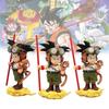 Detailed 16cm Pvc Goku Q Version Standing In Flight Suit Anime Figure Dragon Ball Z Character Statue