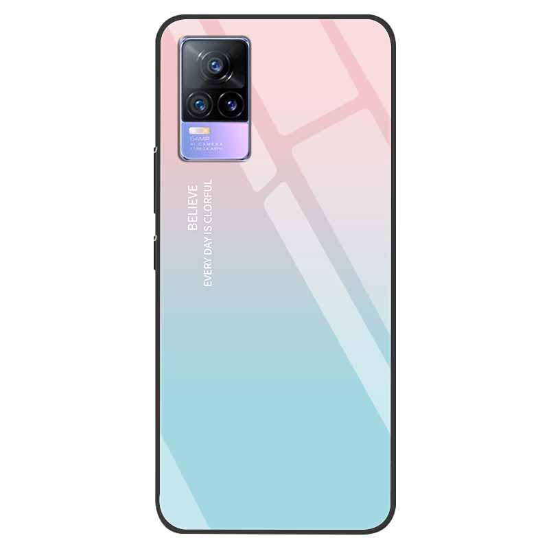 For VivoV21 5G Tempered Glass Case for Vivo V21 5G Soft Bumper Hard Funda For Vivo X60 Pro Global Phone Case X60 5G 2021 Cover