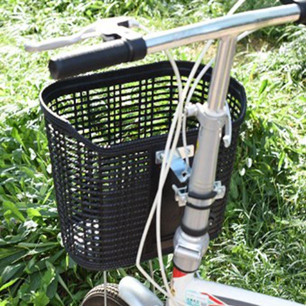 D-shaped Plastic&Steel Basket Plastic&Steel Scooter Front Holder  Cycling Accessories