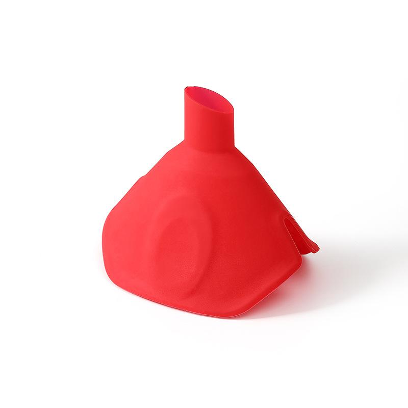 Multifunctional Silicone Funnel Set with Insulation Clamp - Fan-Shaped Aperture Funnel & Anti-Scalding Clip for Kitchen Dishes, Easy To Use