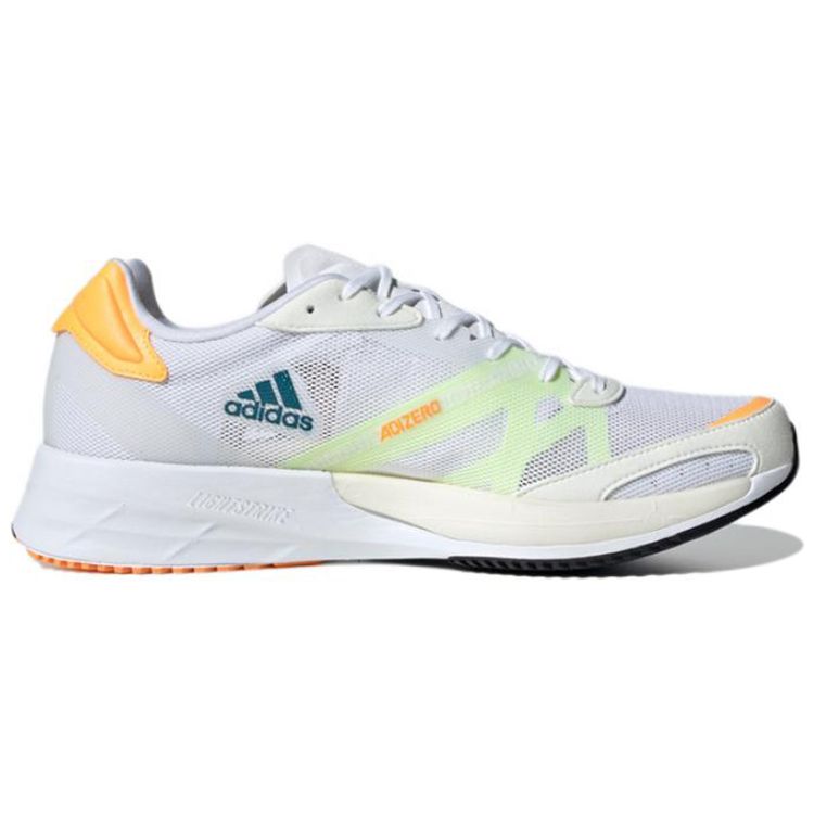Adidas Adizero Adios 6 White Teal Flamingo Orange Men Sneakers Cloud-White Real-Teal GY0894