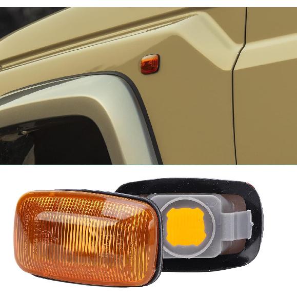 1 Pair LED Side Marker Lights Cover 8173120191 Amber for Toyota Land cruiser 70 80 90 100 Series Camry Scepter SXV1 Hilux N13 Surf