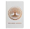 White Wellness Journal – 120 pages – Rose Gold Tree of Life