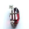 Natural Red Topaz 925 Sterling Silver Pendant Square 92.15 Ct Gem CERTIFIED my-357-k