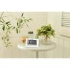 Seiko SQ323W Alarm Clock Table Clock Digital Radio Controlled White 112 x 173 x 54 mm