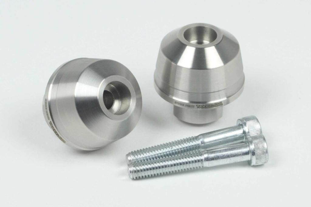 Special Parts Takegawa Stainless Steel Accessory Bar Ends for (TAKEGAWA) (2 Pieces) Cub/CT125/DAX125 06-01-0194