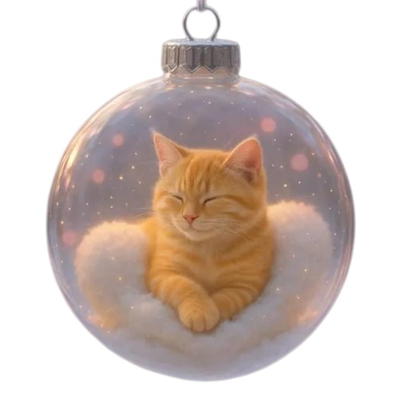 Christmas Balls Elegant Christmas Tree Hanging Animal Ornament for Holiday Celebration and Seasonal Home Accent