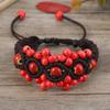 Hand-woven retro ceramic bracelet women's versatile simple temperament literary hand rope with jewelry