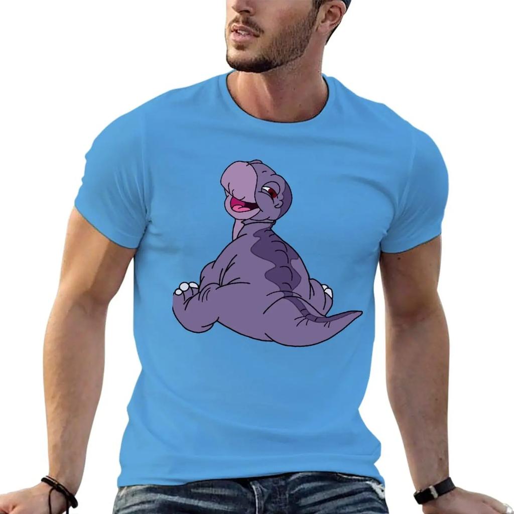 Neues Baby Littlefoot Land Before Time T-Shirt schnelltrocknendes T-Shirt Sommeroberteil Herren weiße T-Shirts