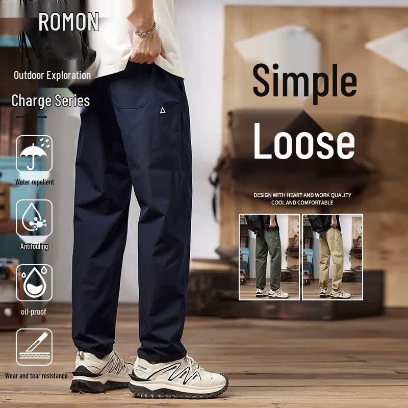 Men s American Style Loose Straight Cargo Pants 2XL