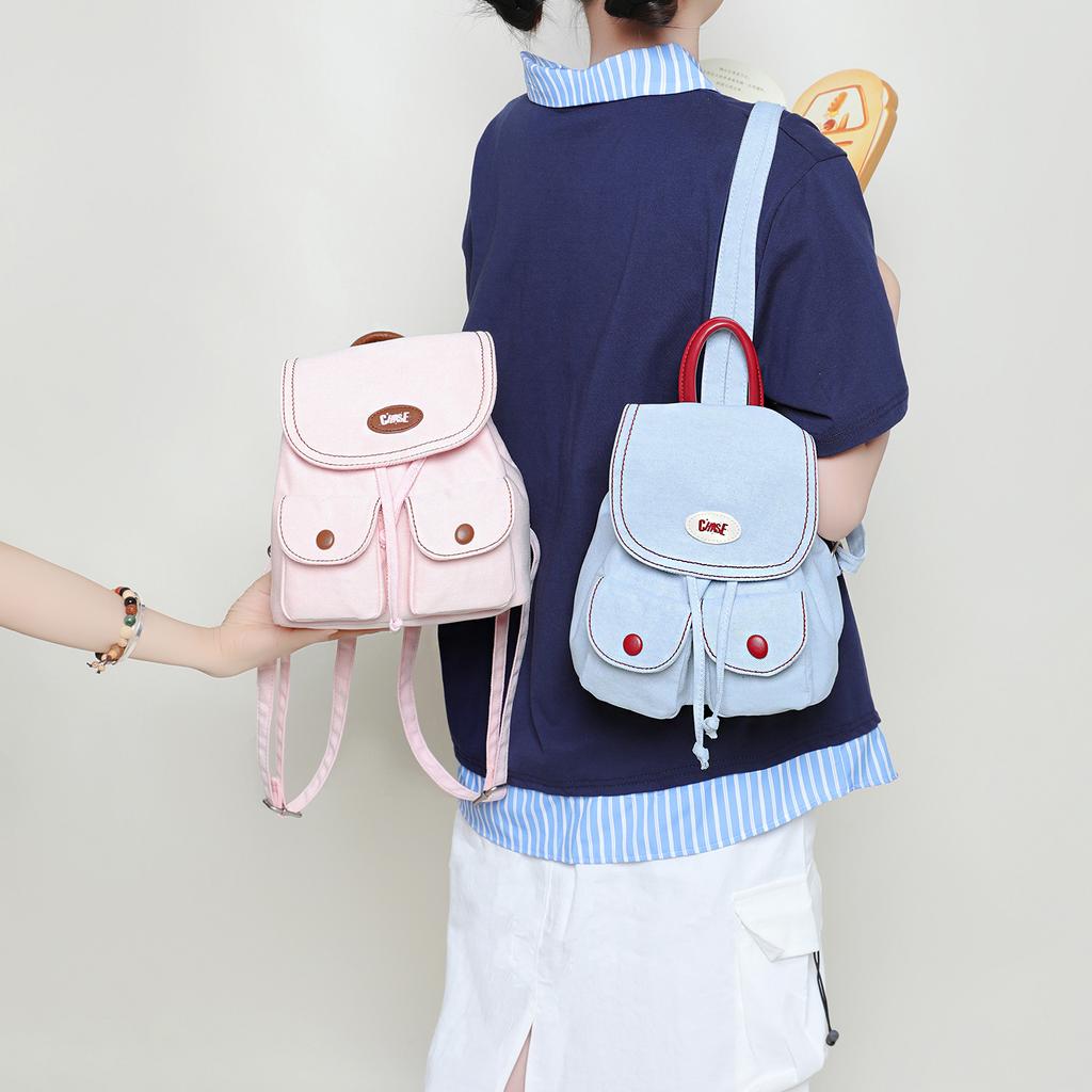 Mini Backpack, Niche Single-shoulder and Double-shoulder Student Schoolbag