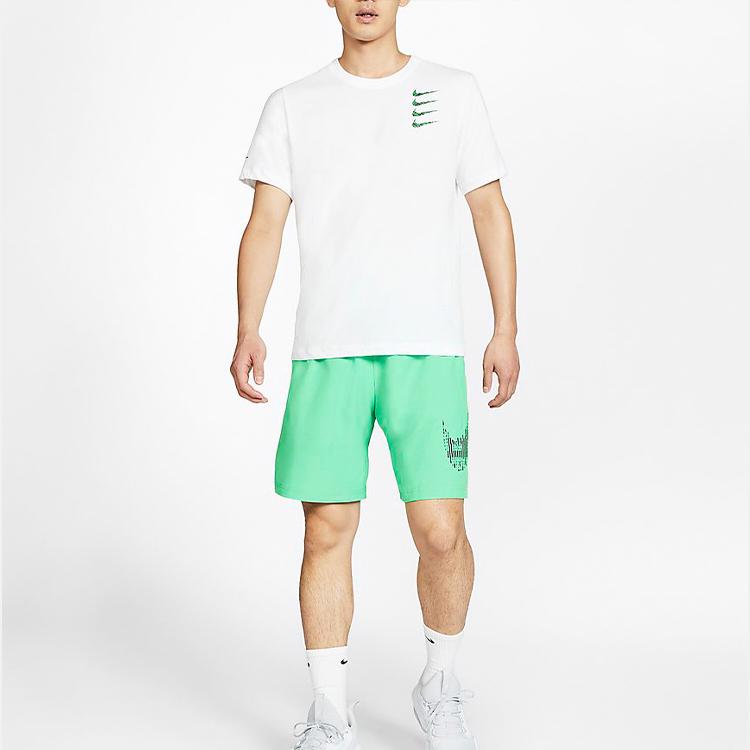 Nike Four-Hook Logo Crew Neck T-Shirt Men Tops White CT6465-100