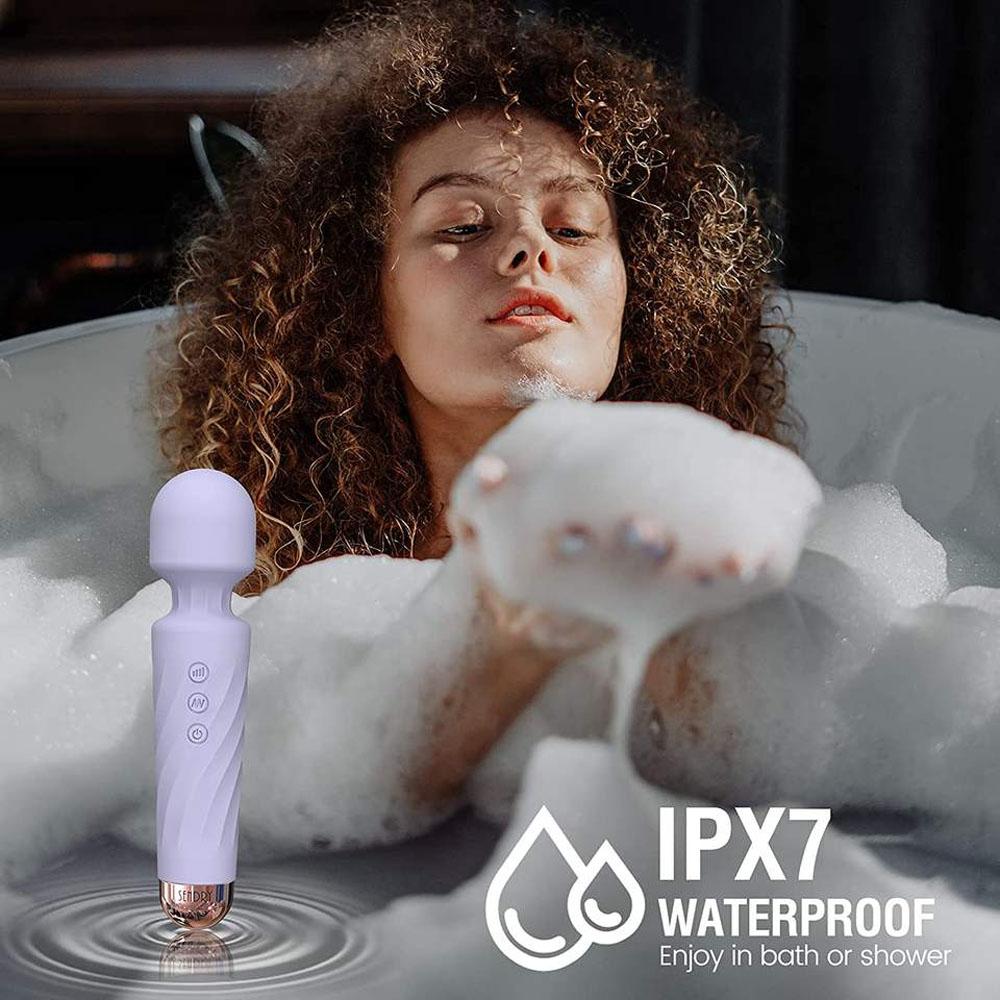 Vibrator Wand Sex Toys Clit Stimulator Vibrators Vibrator for Woman Sex Toy Gifts 20 Patterns & 8 Speeds of Pleasure Quiet & Small  Adult Toys