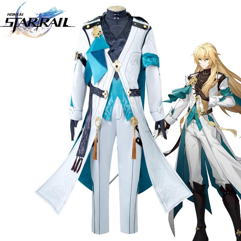 Star Rail Honkai Luocha Cosplay Ancient Costume Halloween Party Outfit Boy Fans