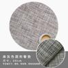 Kitchen Insulation Non-slip Mat Decorative Coaster 11cm Round PVC Placemat Teslin Hotel Western Mat