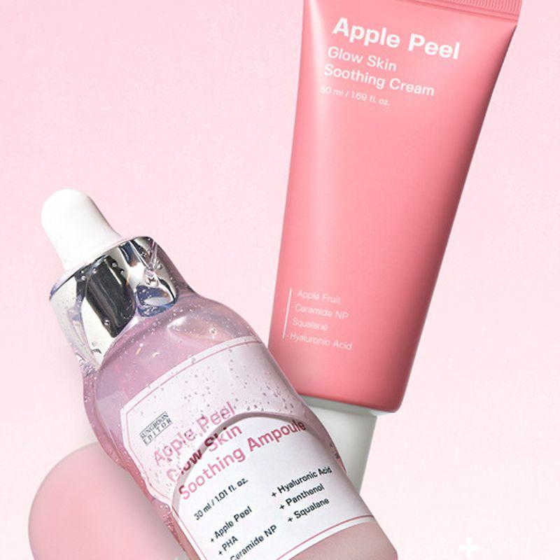 SUNGBOON EDITOR  Apple Peel Smooth Soothing Cream 50ml + Apple Peel Soothing Ampoule 30ml