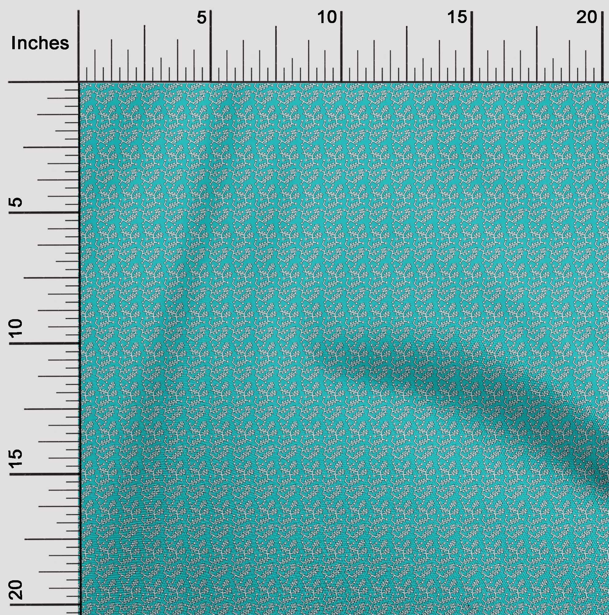 

OneOone Cotton Flex Fabric Geometric Block Print Тканина BTY шириною 40 дюймів 42 Inch - Viscose Chiffon зелений