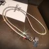 Crossbody with A Full Diamond Thick Lanyard Metal Clip Mobile Phone Case Universal Sling Flash Diamond Bag Chain Rope