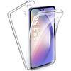 360 Full Protection Silicone Clear Case For Samsung Galaxy S24FE A56 A36 A16 A06 A26 A55 A35 A05S A54 A34 A24 Transparent Cover