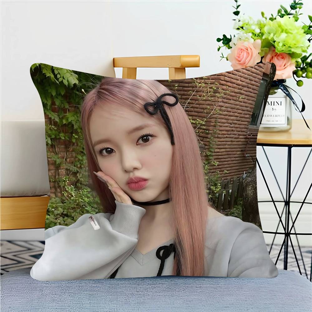 Singer L-Lee-Soojin Cushion Cover Car Throw Pillow Case For Sofa Car Christmas Gift 40x40cm 45x45cm