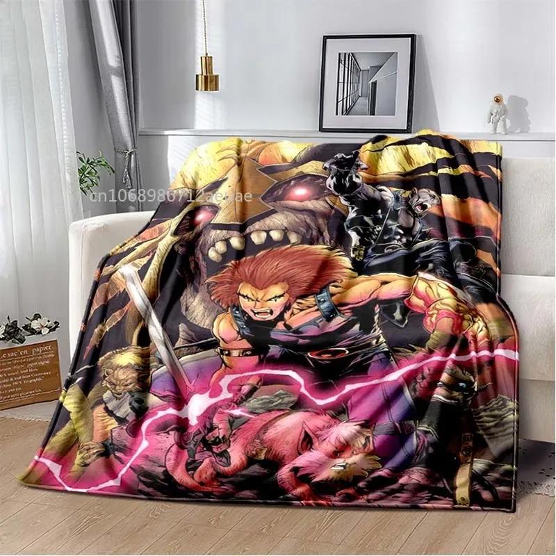Thundercats Flannel Blanket Cartoon Soft Cover Lightweight Warm Plush Children Gifts All Season Throw Bed Sofa Chair Blanket