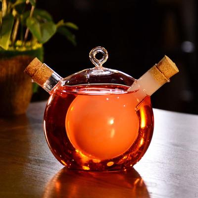 Glass Mandarin Duck Drinkware Cocktail Wine Gift Double Tube Cup Water