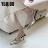 2025 Fashion New Style Cusp high-heeled shoes Summer Solid simple elegant women's shoes Sexy and versatile slim heeled high heel