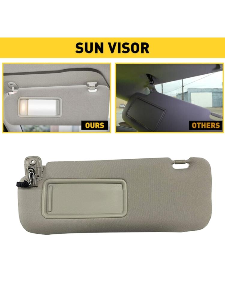 Left Driver Side SunVisor for CX-9 2010-2015 TDY169320 Sunvisor Sunshield Auto Interior Accessories Repair Part Gray