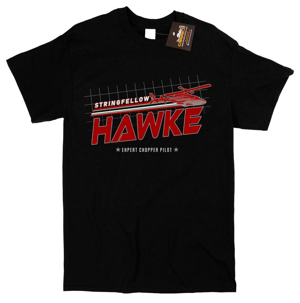 Airwolf Inspired Stringfellow Hawke T-shirt Retro Vintage TV Show USA Chopper M