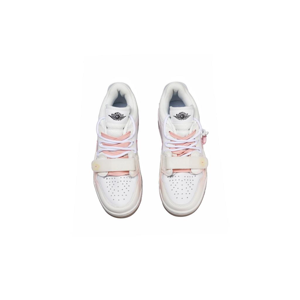 Jordan Legacy 312 Sunward Growth Box Abrasion Resistant Abrasion Resistant Low top Vintage Basketball Shoes Unisex Pink HF3182-100(Team1190-)