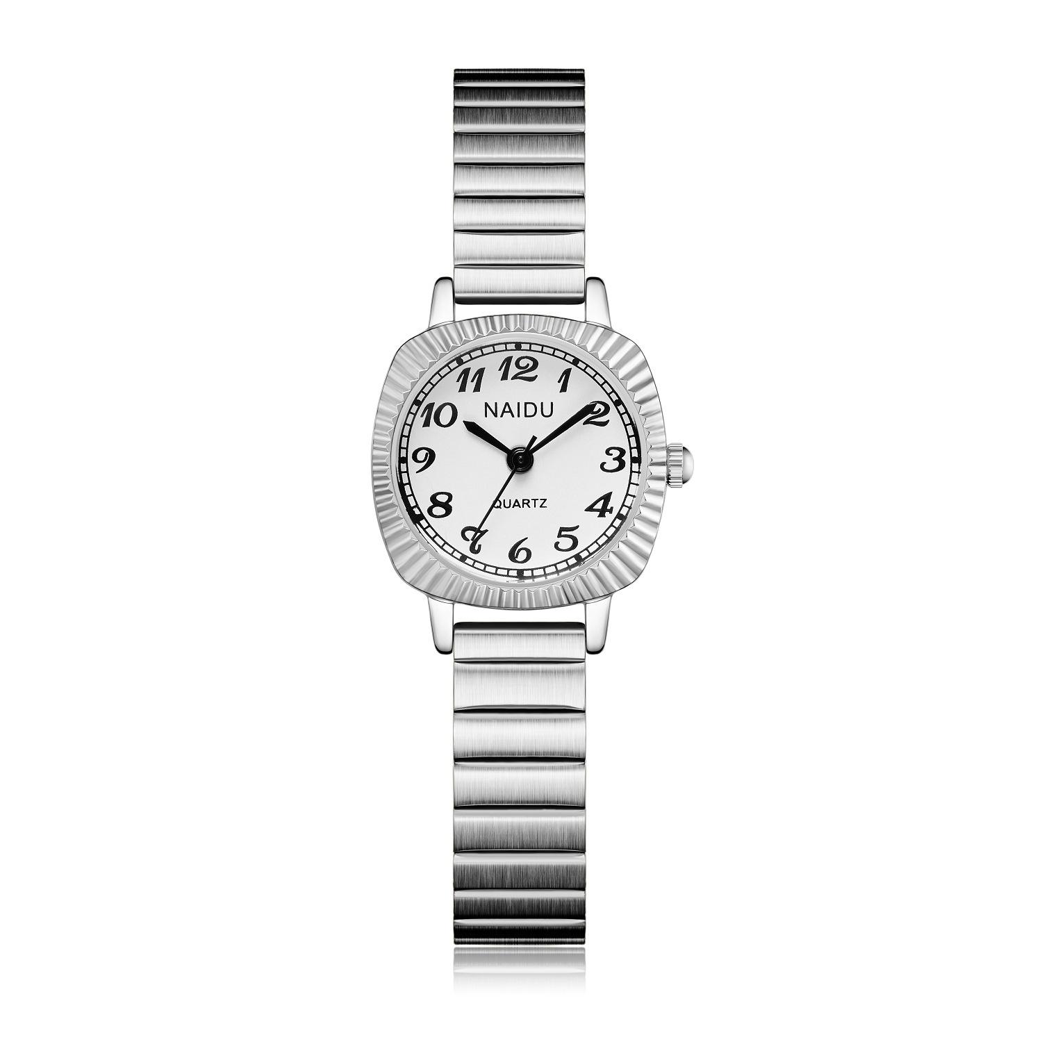 

Новые часы Xiaojin подержанные женские часы высокой моды ретро кварцевый стальной ремешок