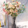 Elegant High-End Azalea Faux Flower Arrangement for Living Room and Dining Table Décor