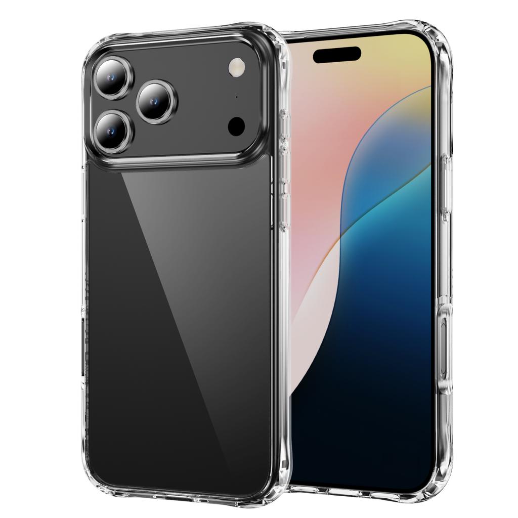 Stylish Full Wrap Clear Case for iPhone 17 Air 16 Plus 15 pro max, Anti-Yellowing Shockproof Air Cushion Corners Slim Anti-Scratch Phone Shell