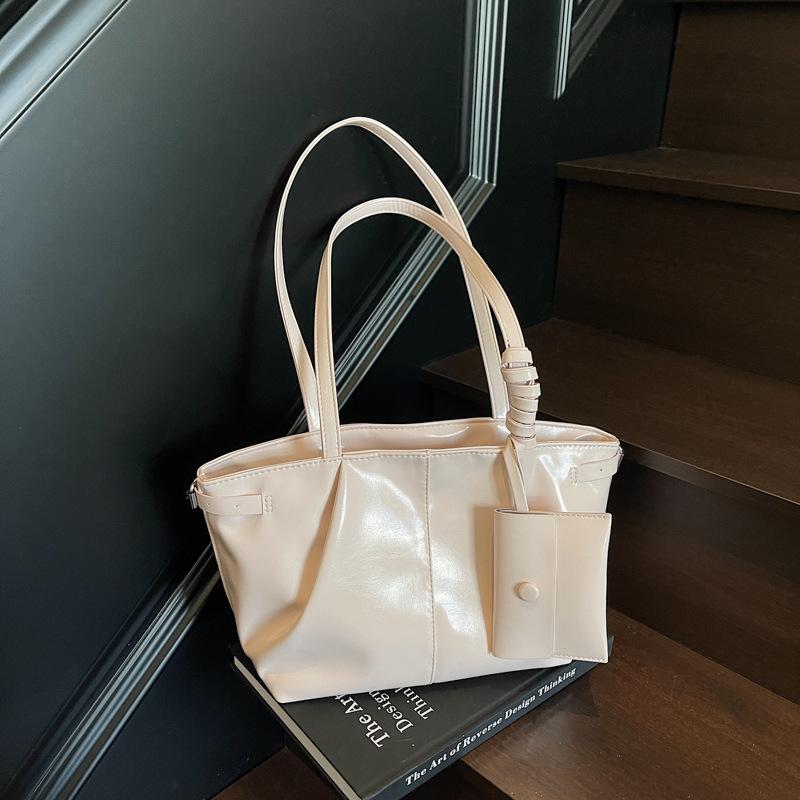 Korean Niche Retro Tote Bag New Large-capacity Lazy Style Underarm Shoulder Bag Casual Versatile Handbag Tide